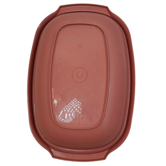 Vtg Tupperware Microwave Steamer Dusty Rose Complete - Picture 5 of 11